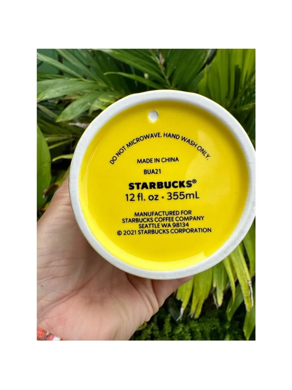 Starbucks Hawaii Collection Double Wall Ceramic 12oz Pineapple Tumbler. NIB
